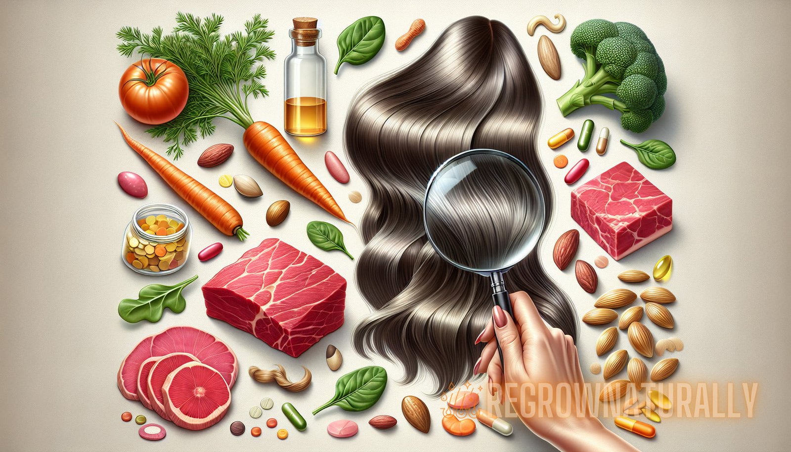 Illustration de la section : - santé des cheveux