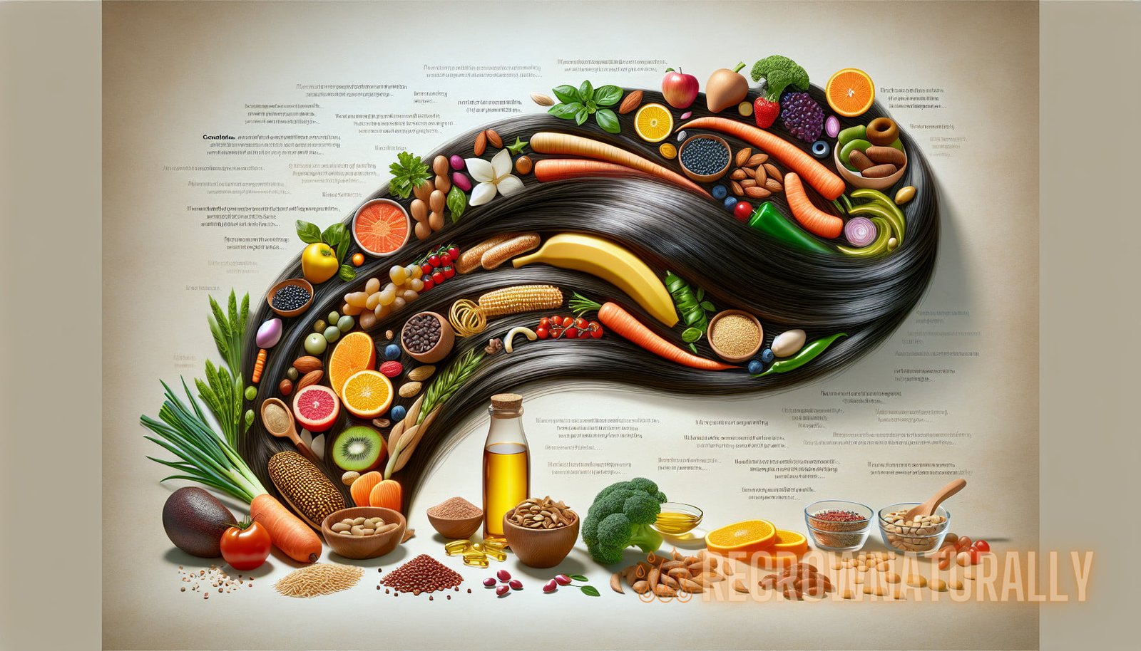 Illustration for section: In conclusion, the nourishing nutrients discussed above play a vital role in the health and vitality - hair nutrition