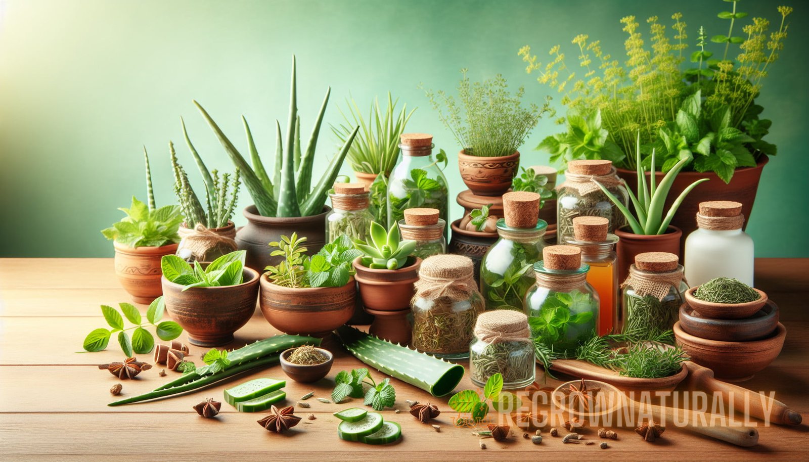 Illustration for section: When selecting herbal remedies for hair and scalp revitalization, it is crucial to consider your spe - herbal revitalization