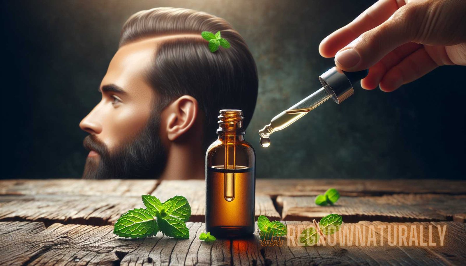 Illustration for section: 6. Peppermint Oil - scalp relief