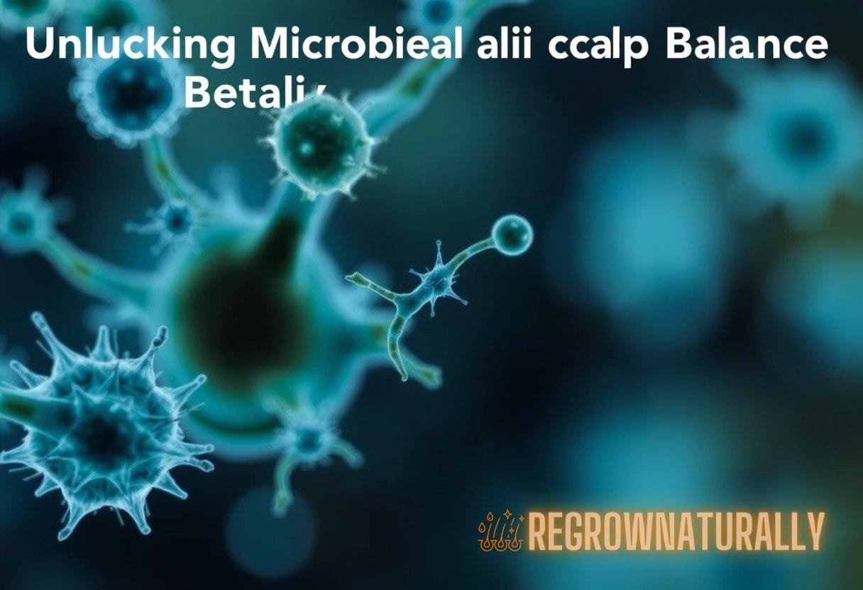 Microbial scalp balance for hair health