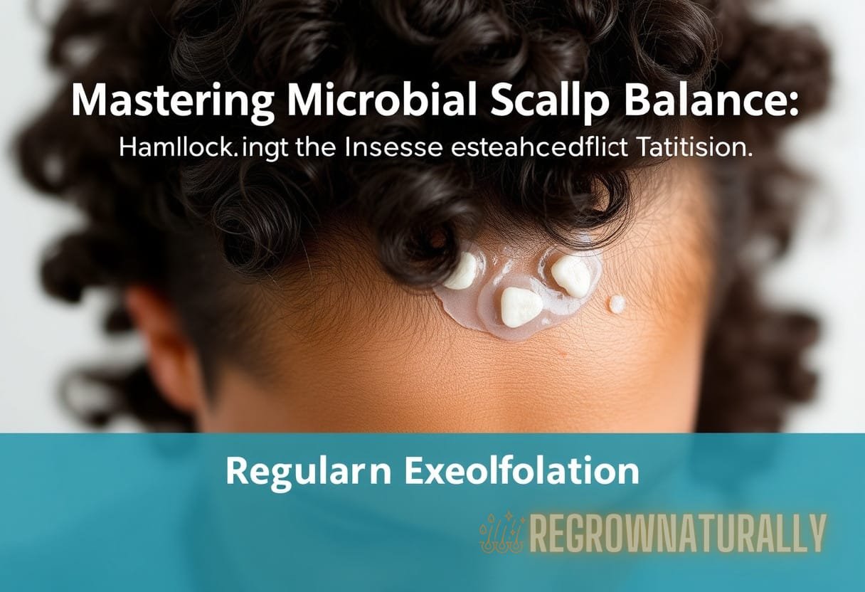 Illustration de la section : Exfoliation régulière du cuir chevelu - équilibre microbien du cuir chevelu