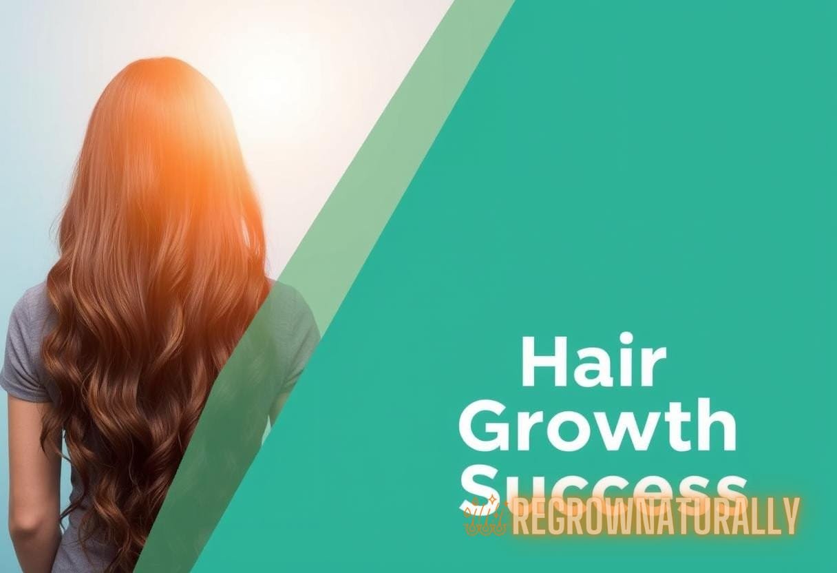 Hair growth success tips infographic