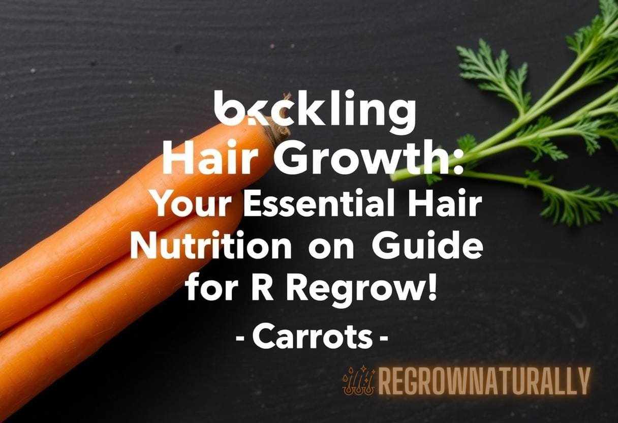 Illustration for section: Carrots - hair nutrition guide