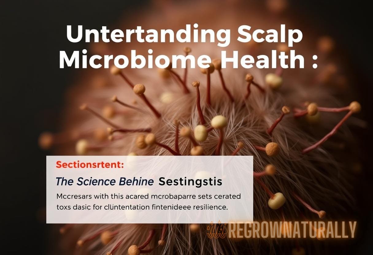 Illustration for section: The Science Behind Microbiome Analysis - scalp microbiome health